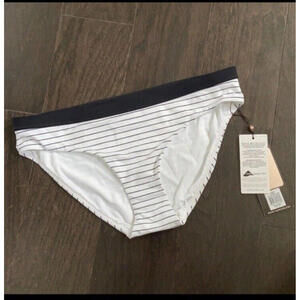 *NEW* Calia by Carrie Underwood Striped Bikini Bottom XL - Black White